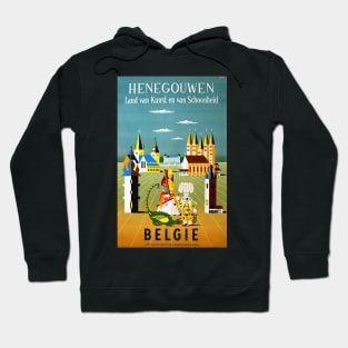 Belgium Travel Poster Hoodie